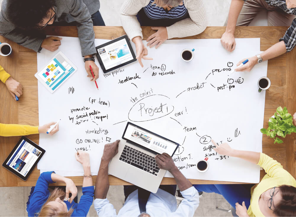 Brainstorming We boost our clients